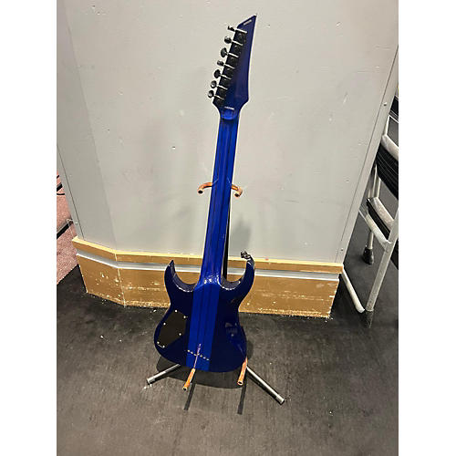 Agile Used Agile Septor 727 7 String Trans Blue Solid Body Electric Guitar Trans Blue