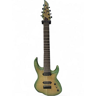 Used Agile Septor 827 8 String FADED NITRO GREEN Solid Body Electric Guitar