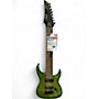 Used Agile Septor 827 8 String Green Solid Body Electric Guitar Green