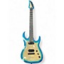 Used Agile Septor Elite 727 Ocean Blue Burst Solid Body Electric Guitar Ocean Blue Burst