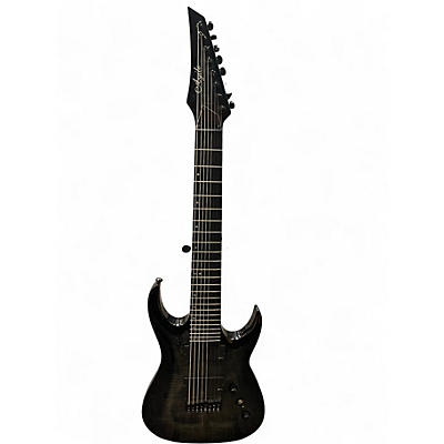 Used Agile Septor Elite 828 8-String Trans Black Solid Body Electric Guitar