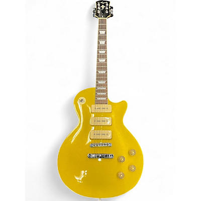 Used Agile Single Cut Gold Top Solid Body Electric Guitar