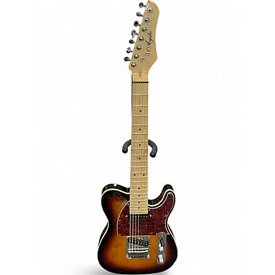 Used Agile T7 3 Tone Sunburst Solid Body Electric Guitar
