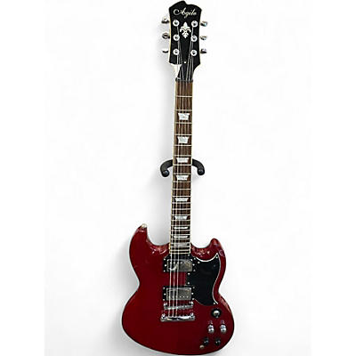 Used Agile VALKYRIE Cherry Solid Body Electric Guitar