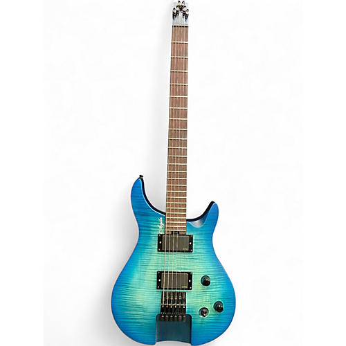 Used Agile baritone 7 blue Baritone Guitars blue