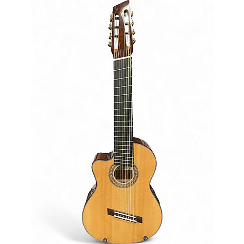 Used Agile rl eq 8 Natural Nylon String Acoustic Guitar Natural