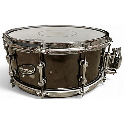 Used Ahead 14X5.5 Brass Snare Black Chrome Drum