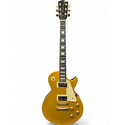 Used Aio SC77 Gold Top Solid Body Electric Guitar