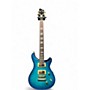 Used Aio W400 Blue Burst Solid Body Electric Guitar Blue Burst