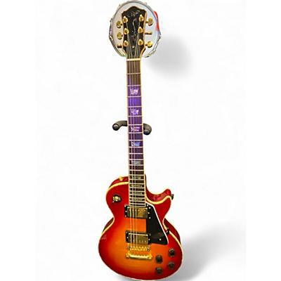 Used Aio Wolf  WLP 750T Brown Sunburst Solid Body Electric Guitar