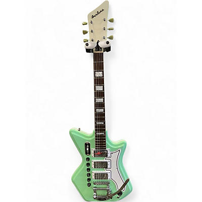 Used Airline 3-Pickup Deluxe Res-O-Glass Seafoam Green Solid Body Electric Guitar