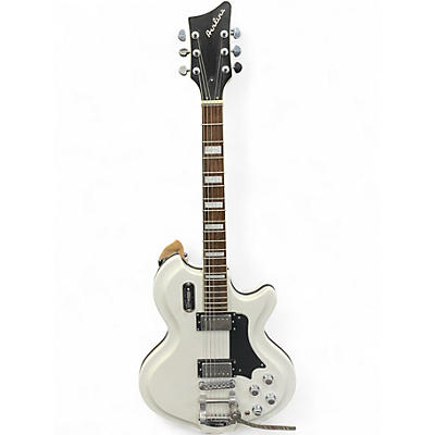 Used Airline '59 Coronado DLX White Solid Body Electric Guitar