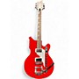 Used Airline '59 Newport DLX Red Solid Body Electric Guitar Red