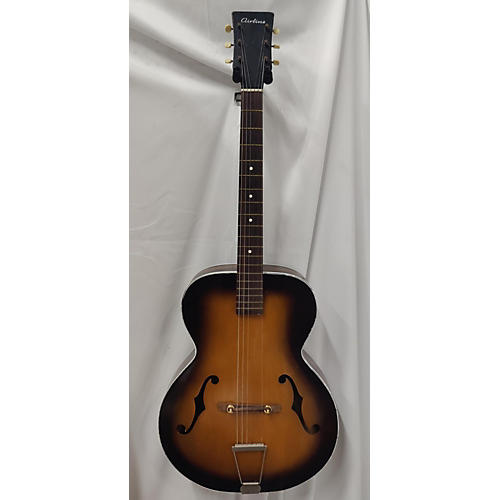 Airline Used Airline Archtop 2 Color Sunburst Acoustic Guitar 2 Color Sunburst