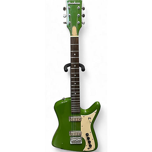 Airline Used Airline BIGHORN GUMBY GREEN Solid Body Electric Guitar GUMBY GREEN