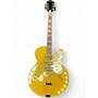 Used Airline H59 Gold Top Hollow Body Electric Guitar Gold Top