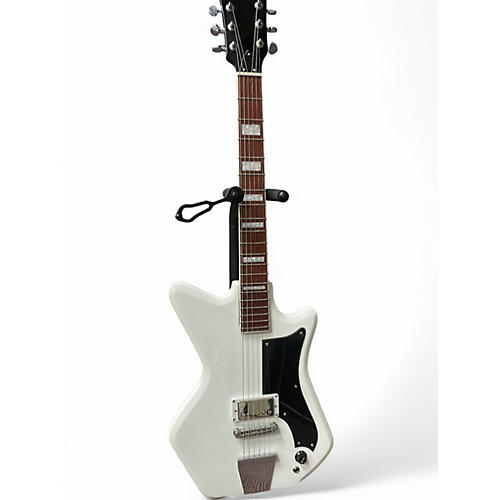 Used Airline JETSON JR WHITE Solid Body Electric Guitar WHITE