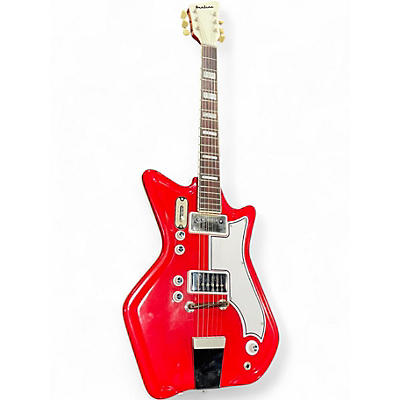 Used Airline LATE 60S RESO GLASS RED & WHITE Hollow Body Electric Guitar