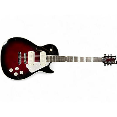 Used Airline MERCURY Red Hollow Body Electric Guitar
