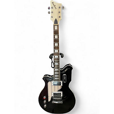 Used Airline Map Baritone Standard Left-Handed Black Electric Guitar