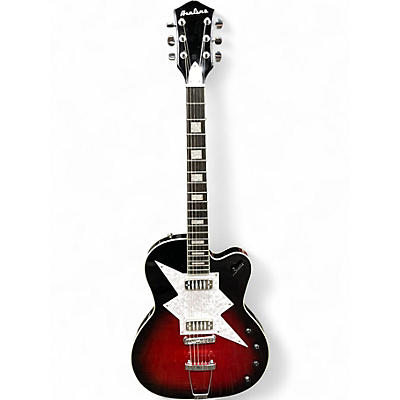 Used Airline RS II RedBurst Solid Body Electric Guitar