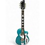 Used Airline TWIN TONE Turquoise Solid Body Electric Guitar Turquoise