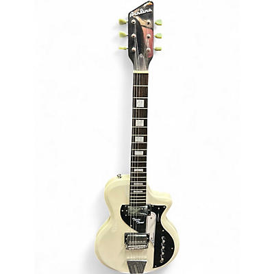 Used Airline TWIN TONE White Solid Body Electric Guitar