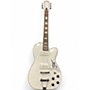 Used Airline Tenor Tuxedo White Solid Body Electric Guitar White