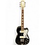 Used Airline Tuxedo Black and White Solid Body Electric Guitar Black and White