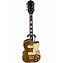 Used Airline Tuxedo Gold Top Hollow Body Electric Guitar Gold Top