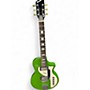 Used Airline Twin Tone Green Solid Body Electric Guitar Green