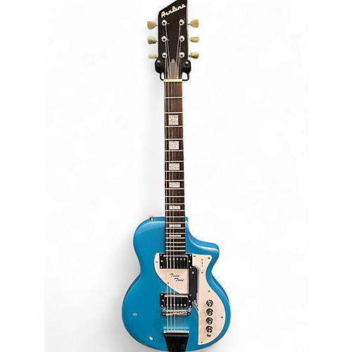 Used Airline Twin Tone Lake Placid Blue Solid Body Electric Guitar Lake Placid Blue