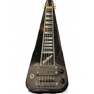 Used Airline Valco Lapsteel  Black  Solid Body Electric Guitar
