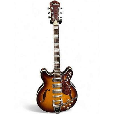 Used Airline  h78 2 Color Sunburst Hollow Body Electric Guitar