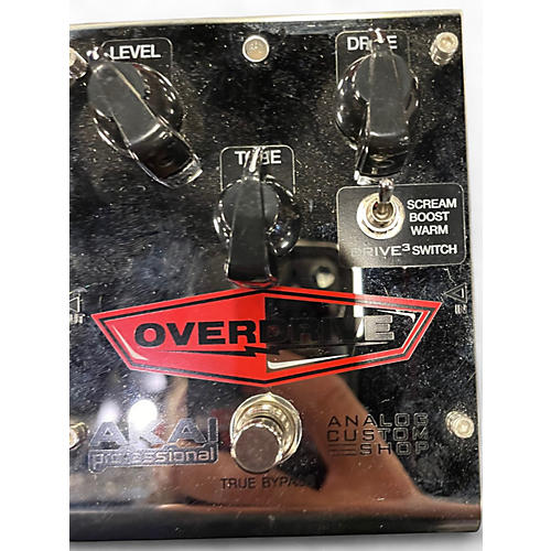 Used Akai Professional Analog Custom Shop Drive3 Tri-Mode Overdrive Effect Pedal