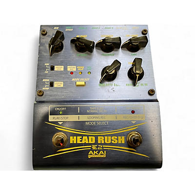 Used Akai Professional E2 Headrush Delay/Looper Effect Pedal