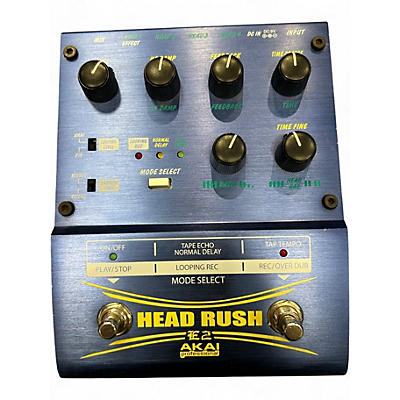 Used Akai Professional E2 Headrush Delay/Looper Effect Pedal