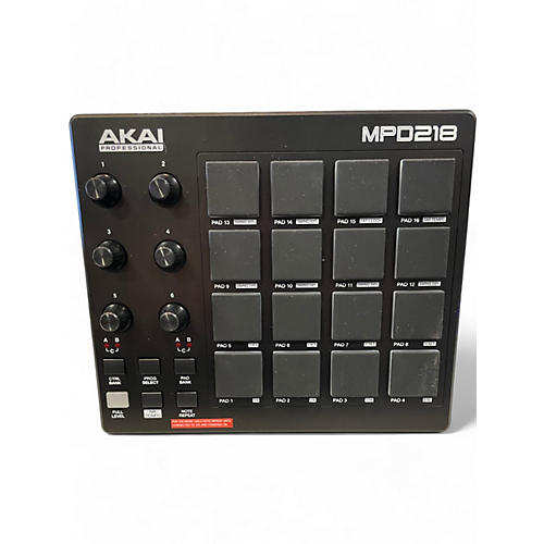 Used Akai Professional MPD218 MIDI Controller