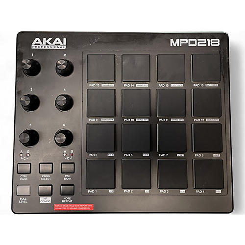 Used Akai Professional MPD218 MIDI Controller