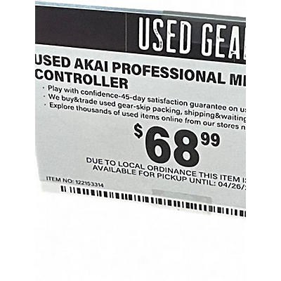 Used Akai Professional MPD218 MIDI Controller