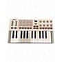Used Akai Professional MPK Mini IV 25-Key MIDI Keyboard Controller- White MIDI Controller