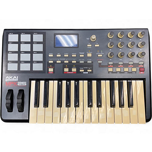 Used Akai Professional MPK25 25 Key MIDI Controller