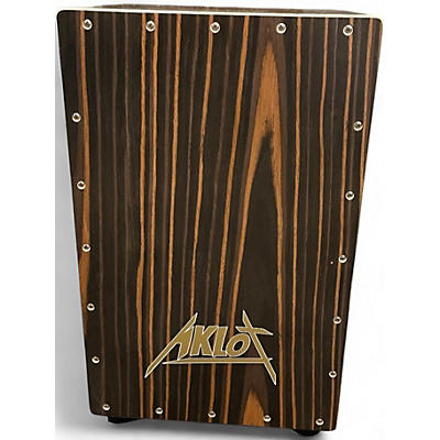 Used Aklot EBONY AFRICAN BLACKWOOD ELECTRIC CAJON Cajon