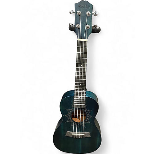Used Akua SEA Ocean Turquoise Ukulele Ocean Turquoise