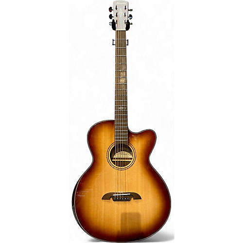 Alavrez Used Alavrez ABT710 Baritone shadow burst Acoustic Electric Guitar shadow burst