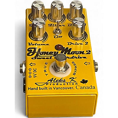 Used Aleks K Production Honey Moon 2 Sweet Overdrive Effect Pedal