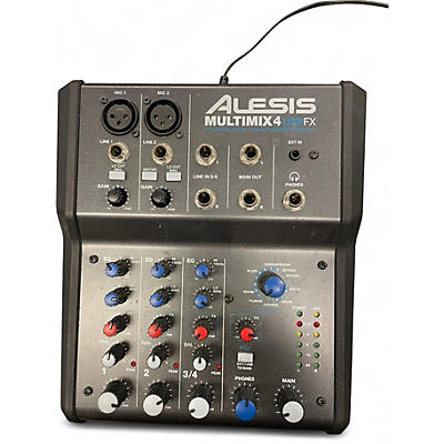 Used Alesis MultiMix 4 USB Compact Unpowered Mixer