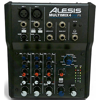 Alesis Used Alesis MultiMix 4 USB FX 4-Channel Unpowered Mixer