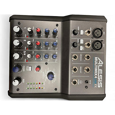 Used Alesis MultiMix 4 USB FX 4-Channel Unpowered Mixer