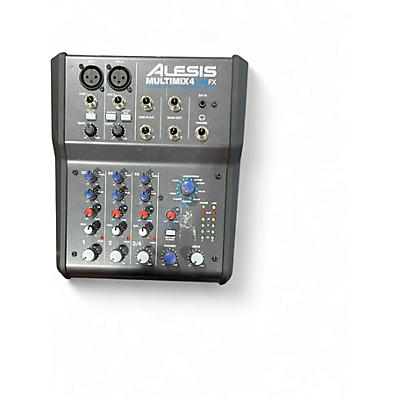 Used Alesis MultiMix 4 USB FX 4-Channel Unpowered Mixer